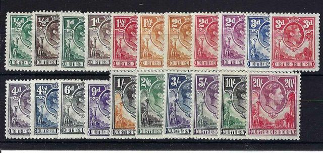 Image of Northern Rhodesia/Zambia SG 25/45 UMM British Commonwealth Stamp